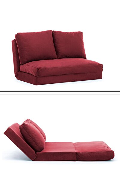 Pafu Taida İkili Katlanır Yataklı Uzanma Koltuğu - Bordo