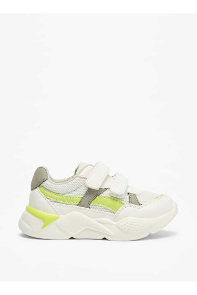 Barefeet Colourblock Sneakers with Hook and Loop Closure