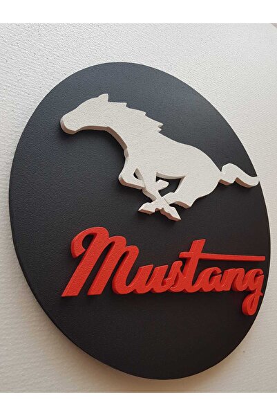 Uyarstrafor Mustang Car Logo - Decorative Wall Ornament