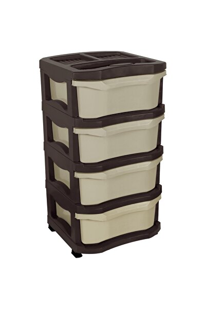 Galleon Design Maxi Büyük Boy Komidin (4 ÇEKMECELİ SEBZELİK) Çölbeji