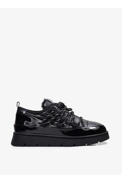 GAP Women's Logo Detail Sneakers with Lace-Up Closure - Richmond Winter Low W