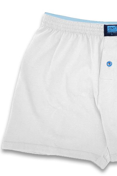 CNT Men's Three-Piece Combed Cotton Buttoned Boxer Premium Package