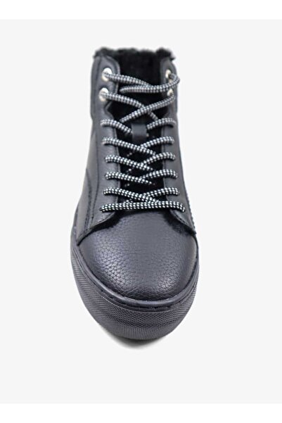 GAP Women's Panelled High Top Sneakers with Lace-Up Closure