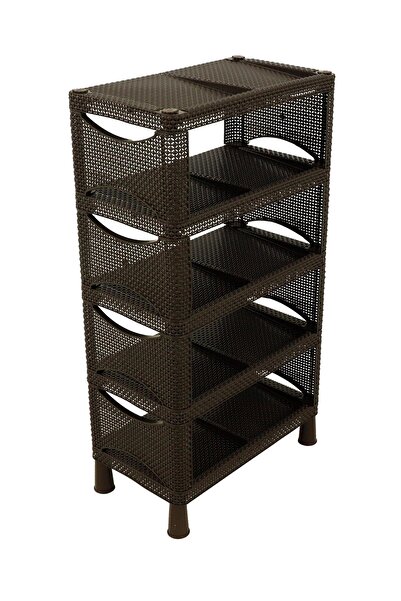 Galleon Design Rixo Ayakkabılık Örgü Kahverengi