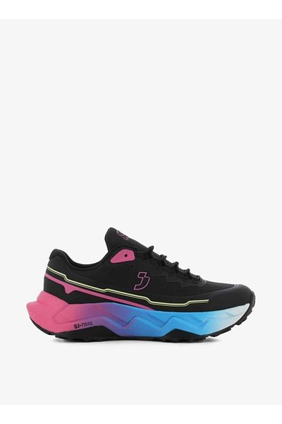 SJ Women's Colourblock Lace-Up Low Ankle Sneakers