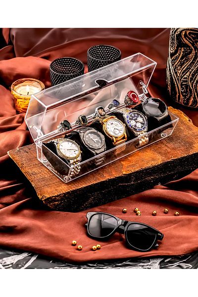 Hayveys Ceas Și Cutie Inele Brățară Căptușită Brățară Accesorii Organizator