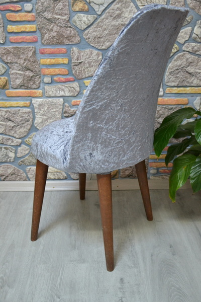 COVER TEKSTİL RETRO KADIFE SANDALYE KILIFI ÖRTÜSÜ