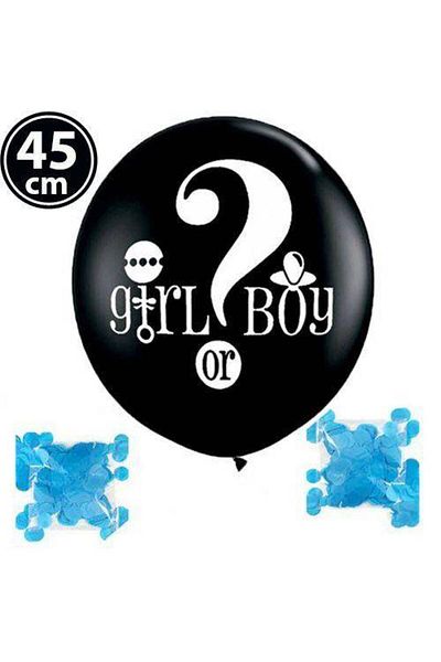 Parti Dükkanım Blue 90 cm Gender Balloon Question Mark