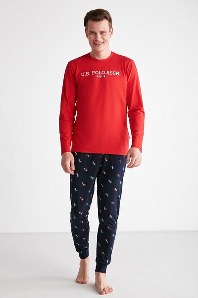 U.S. Polo Assn. 100% Cotton Seasonal Men's Pajama Set