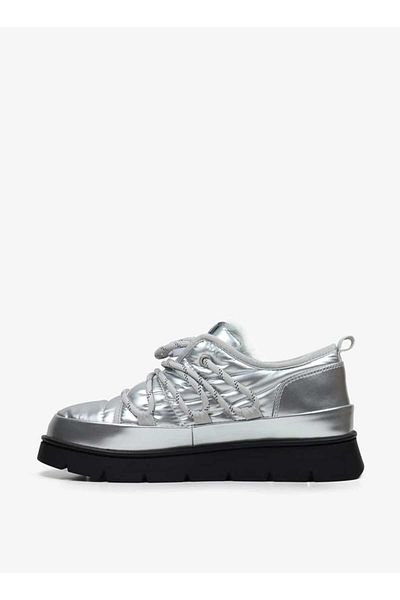 GAP Women's Lace-Up Detail Shoes with Fur Detail - Richmond Winter Low W