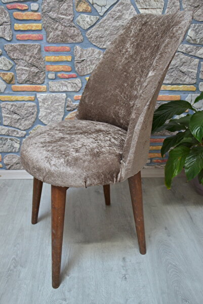 COVER TEKSTİL RETRO KADIFE SANDALYE KILIFI ÖRTÜSÜ