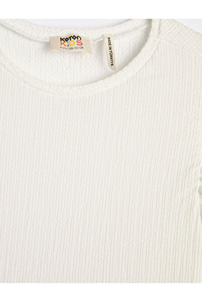 Koton Halenka s krátkým širokým rukávem s kulatým výstřihem