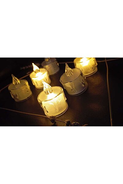 Lider MAGNESİA LİDER MAGNESİA DUMANSIZ MİNİ PİLLİ MUM DAMLACIKLI 6LI