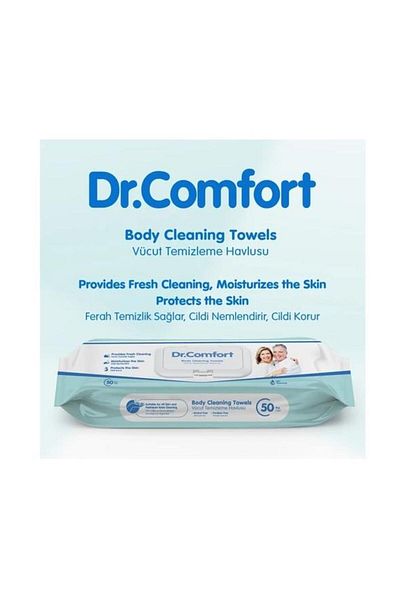 Comfort Dr Comfort 50-Piece Perineum and Body Cleansing Towel Set
