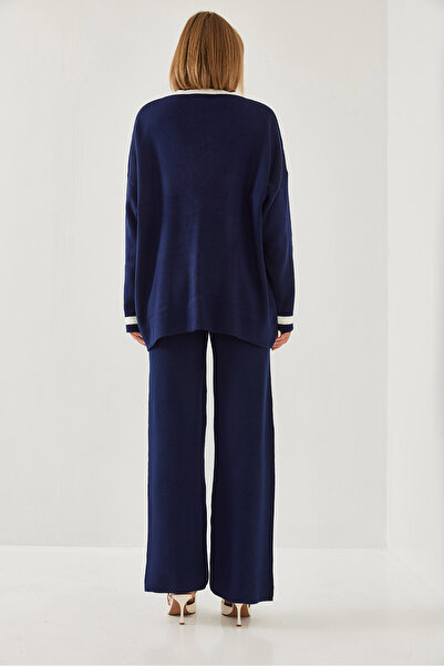 Bianco Lucci Жіночий трикотажний кардиган з трикотажу верх і низ 8062 60351165