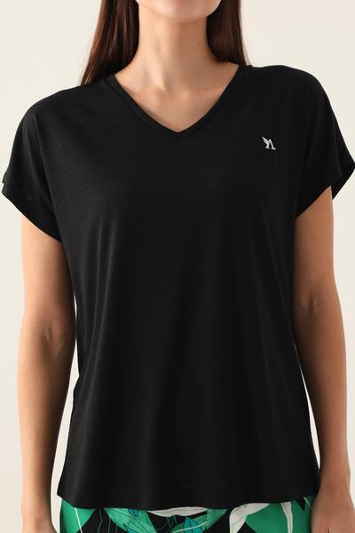 Arnetta V-Neck Floral Patterned Women's Capri Set - 100% Cotton