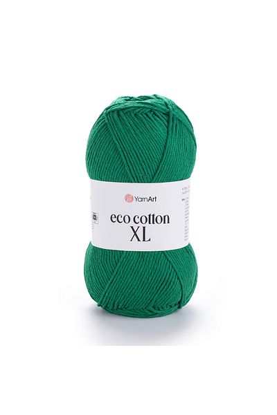 Yarnart Eco Cotton Xl - Πλεκτό Χέρι Νήμα Πράσινο-767