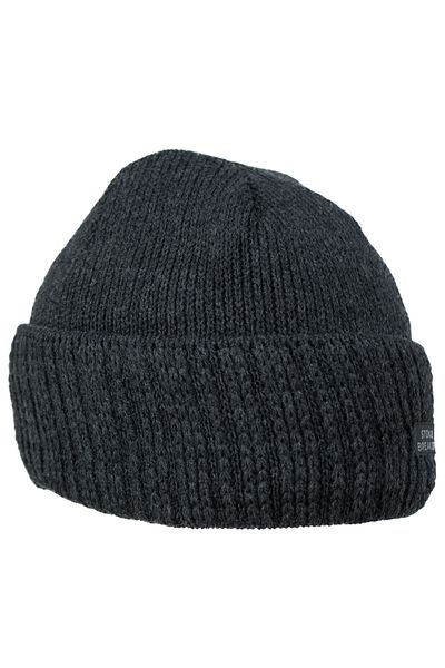 Oppland Men's Winter Thick Beanie Cotton Folded Stone Model Keeps Warm Stretchy Windproof