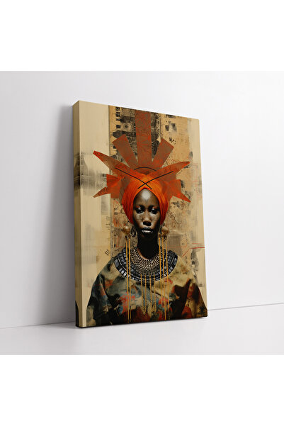 KOSS Dijital Tablou pe pânză cu viața tribală africană