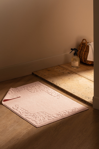 Madame Coco Orlena 100% Cotton Foot Towel - Powder - 50X70 cm