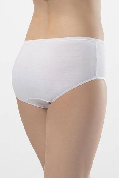 TÜREN 100% bumbac, fără sudură, pachet de 2 chiloți bikini cu nervuri - Femei