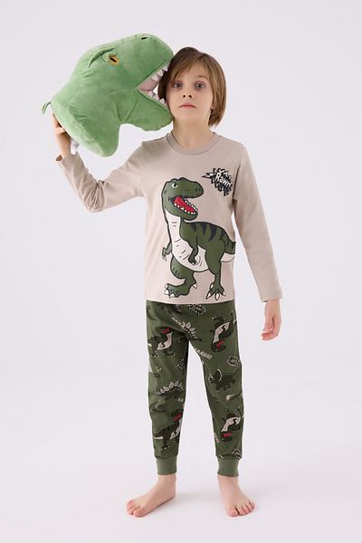 Rolypoly Boy's Pajama Set - Single Jersey Woven