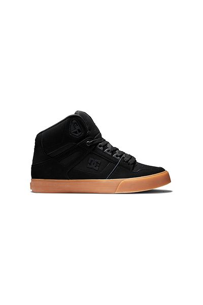 DC Men's Ls Shoes Pure High-Top Black Men's Ls Shoes Adys400043