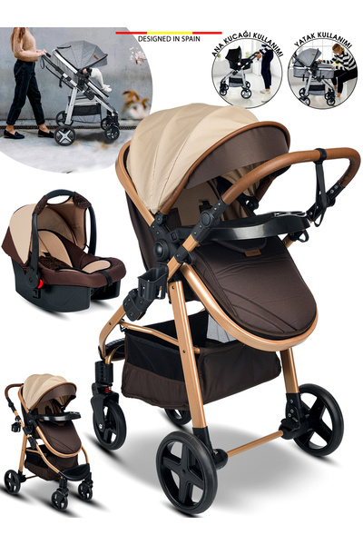 Baby Home 950 Tayla Mama Tablalı Travel Sistem Bebek Arabası Seyahat Sistem (...