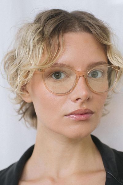 Bilge Karga Eleanor Nude Blue Light Protective Glasses