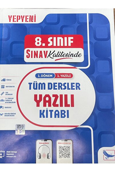 Sınav Yayınları 8.SINIF YAZILI KİTABI 1.DÖNEM