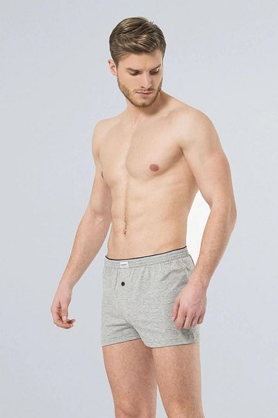 TÜREN Men's Combed Cotton Boxers - 100% Cotton, Buttoned