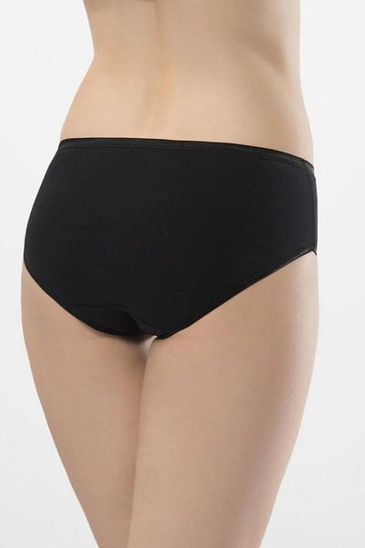 TÜREN Set de 2 chiloți bikini pentru femei, fără sudură, 100% bumbac