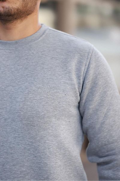 comstar Ανδρικό φούτερ Oversize με τρεις κλωστές συμπαγές βαμβακερό