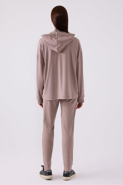 Arnetta Γυναικείες τσέπες και κουκούλα Skinny Leg Thin Fleece Σετ 2 τεμαχίων