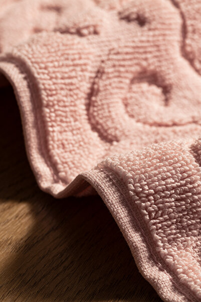 Madame Coco Orlena 100% бавовняний килимок для ніг - Пудра - 50x70 см