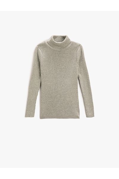 Koton Basic Turtleneck Sweater Ribbed
