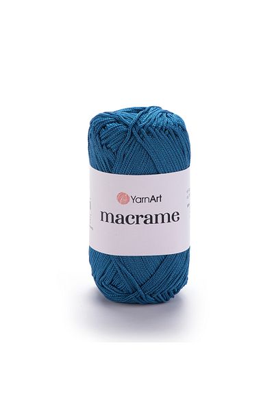 Yarnart MACRAME - Ață de tricotat manuală MACRAME ALBASTRU-169