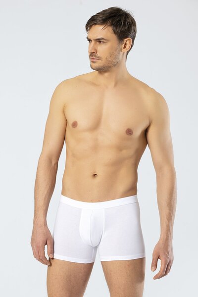 Cacharel 1335 White Men's Stretch Fabric Waistband Stretch Fabric Boxers
