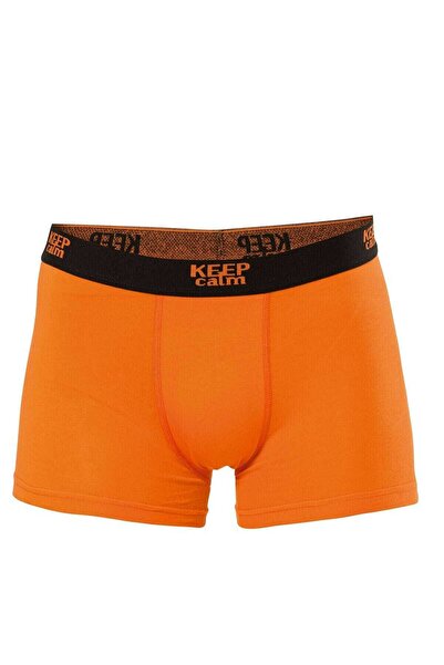 Anıt 1266 بوكسر رجالي مريح من مودال برتقالي 3 قطع