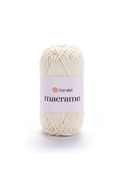 Yarnart Macrame Macrame Χέρι Πλεκτό Νήμα Κρέμα-137