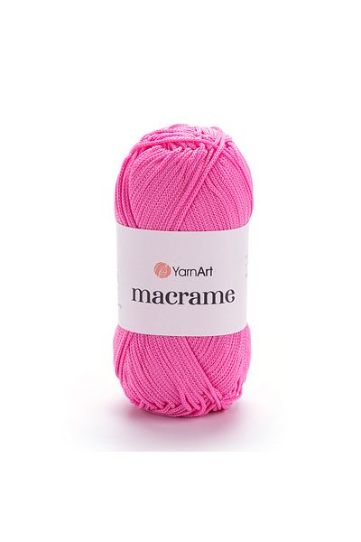 Yarnart Macrame - Μακραμέ Χειροποίητο Νήμα Πλεξίματος Candy Pink-147