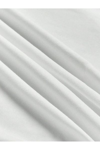 Bengi Clothing Μπλουζάκι με κοντό μανίκι με στάμπα με κομμένο χείλος