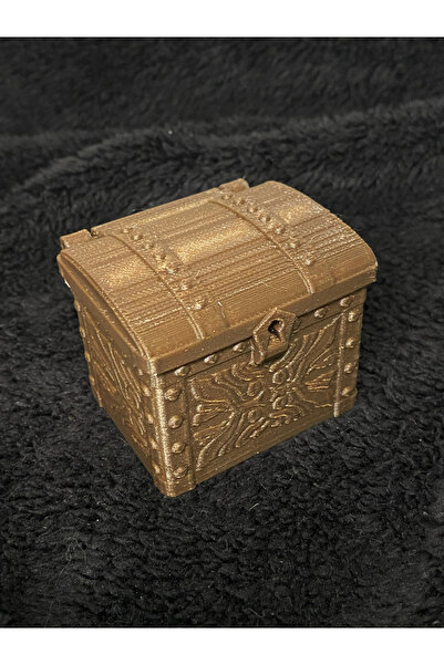 DiceLand DND FRP Dice Chest Sandık Zar Kutusu - Antik Bronz