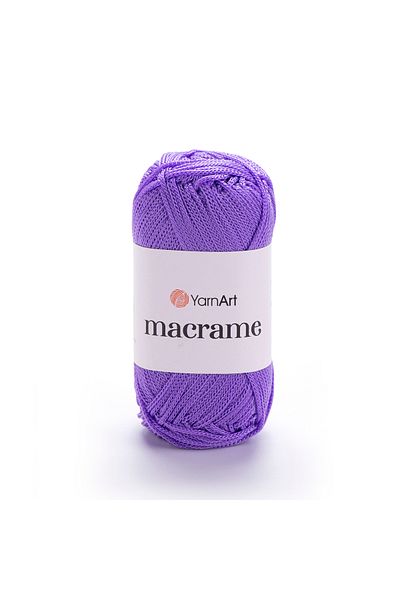 Yarnart Μακραμέ - Μακραμέ Χειροποίητο Νήμα Πλεξίματος Λιλά-135