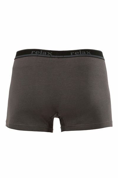 Anıt Ανδρικά μποξεράκια 1268 Anthracite 3 Pieces Relax Cotton Flexible
