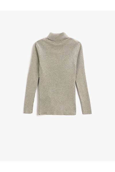 Koton Basic Turtleneck Sweater Ribbed
