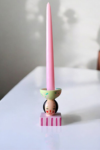 ARİENEL Dekoratif Mumluk Şamdan | Mathilda | El Yapımı | Çok Renkli | Unique ...