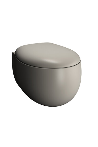 VitrA Memoria 5885B420-0559 Rim-ex Asma Klozet, Clean, 54 cm, Mat Bej