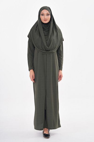 medipek One-Piece Prayer Dress with Zippered Hijab