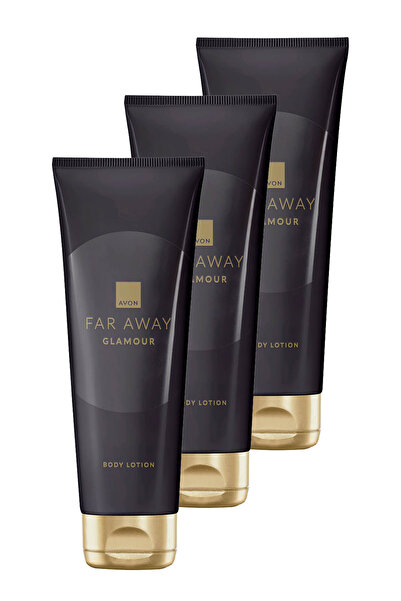 AVON Far Away Glamour Vücut Losyonu 125 Ml. Üçlü Set